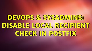 Celebrity DevOps & SysAdmins: Disable local recipient check in Postfix Net Worth