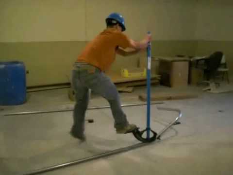 Bending 1 1/4" EMT - YouTube