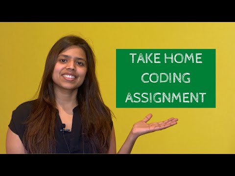 How to solve take home coding assessment?