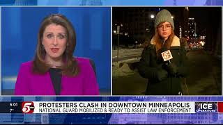 Tensions rise in Minneapolis as right-wing influencer faces counter-protest
