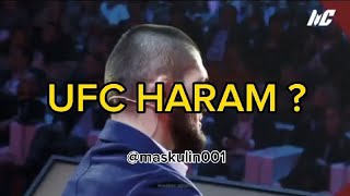 UFC HARAM Benarkah? #khabibnurmagomedov #khabibvsconormcgregor #ufcknockout #ufcfightnight