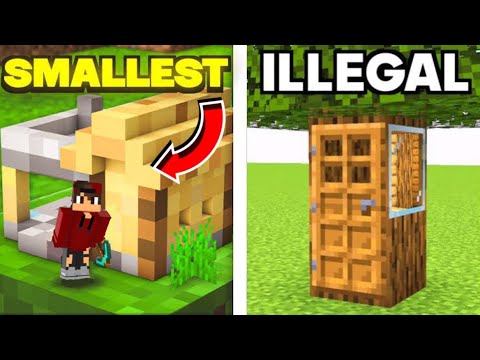 8 Most Illegal Builds in Minecraft - YouTube