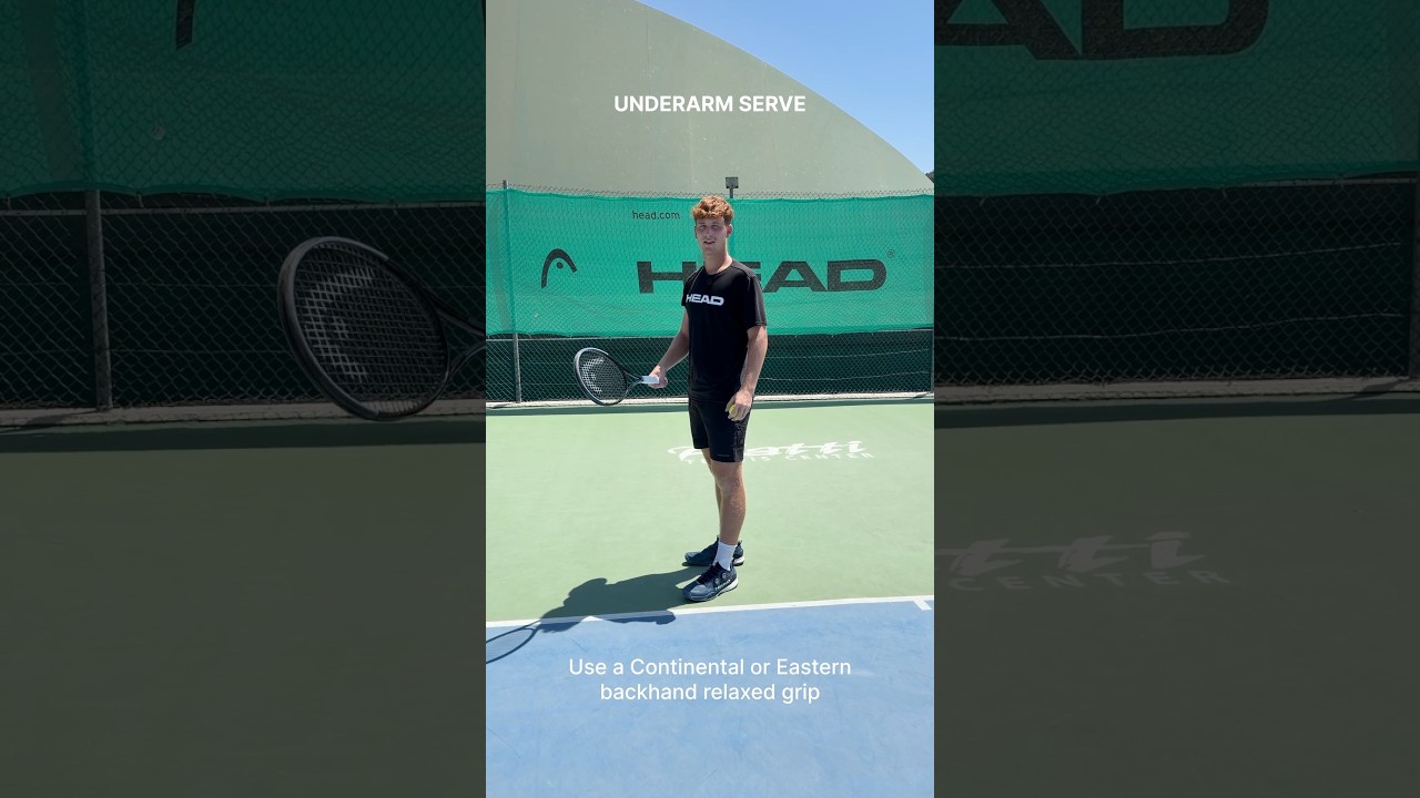 How to underarm serve in three simple steps.