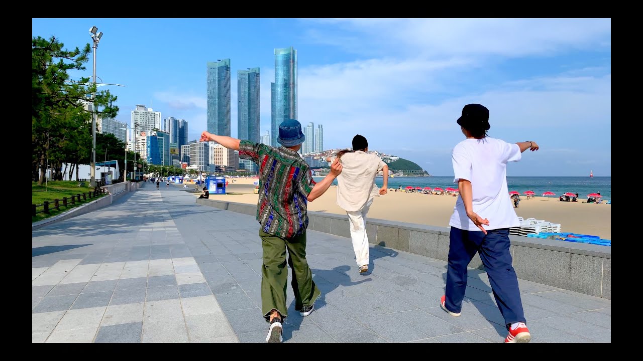 Dance Travel Haeundae Beach with Soonbin, Sunset (Ride - Sally Green, Mofak) 해운대 해수욕장