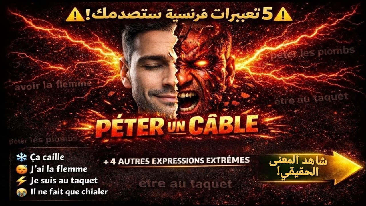 تعابير فرنسية لا يدرّسونها في المدرسة ❌📚(لكنك تسمعها كل يوم في الشارع)