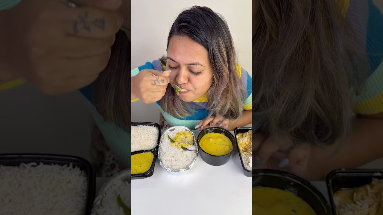 335Rs Kadhi Chawal🤪 Vs 265Rs Vs 100Rs | Cheap Vs Expensive #shorts #ytshorts #foodie