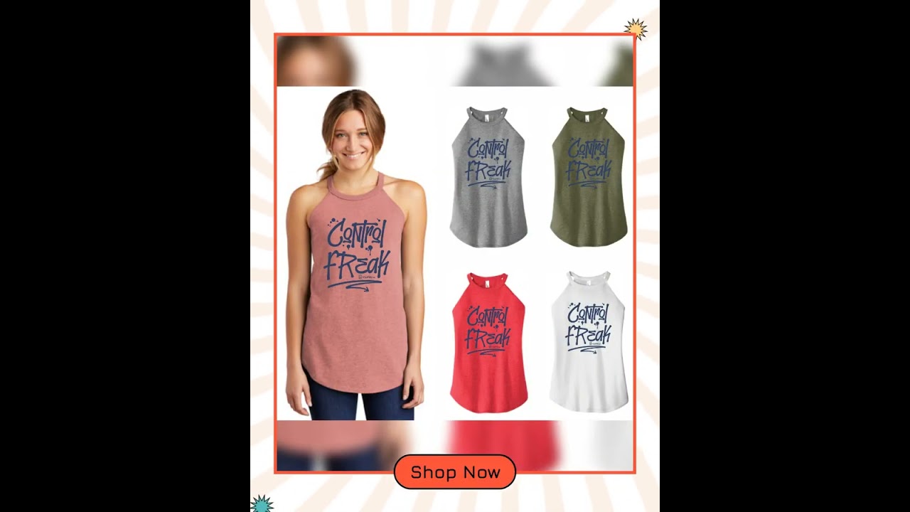 Control Freak - High Neck Rocker Tank