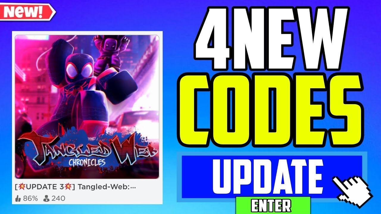 Tangled Web Chronicles Codes - Roblox December 2023 