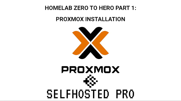 Install Proxmox - Homelab Zero to Hero - Part 1