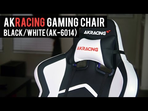 AKRacing Player AK 6014 Gaming Chair Black White RKAXaxF3EHQdeo