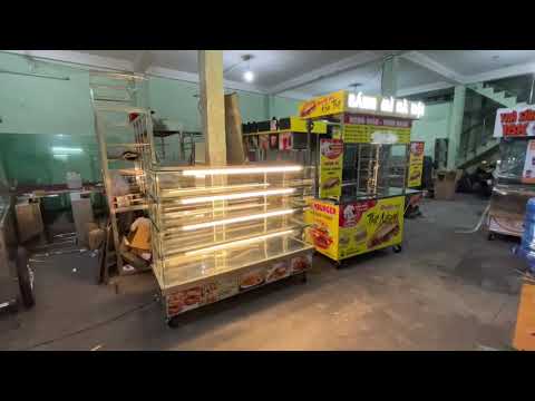 Video MẪU TỦ KÍNH TRƯNG BÁNH MÌ, BÁNH KEM CÓ ĐÈN SÁNG - youtube
