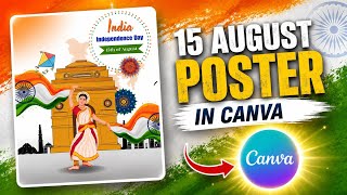 How to make an independence day poster in Canva 2026 l 15 August  screenshot 2
