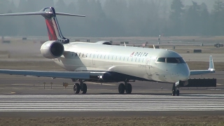 Delta Air Lines (SkyWest) CRJ-700 [N603SK] Takeoff Portland Airport (PDX)