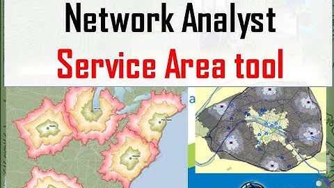 Network Analyst - Service Areas tool | #Software_School | Tutorial 66