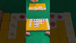 Fruits VS Emoji ,We played with mahjong nines #shorts #nines #mahjong #games #play #fruit #emoji