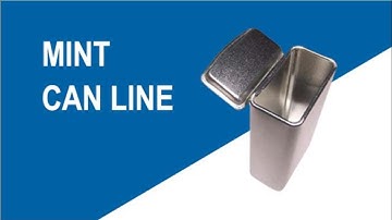 Automatic mint can lock seam line