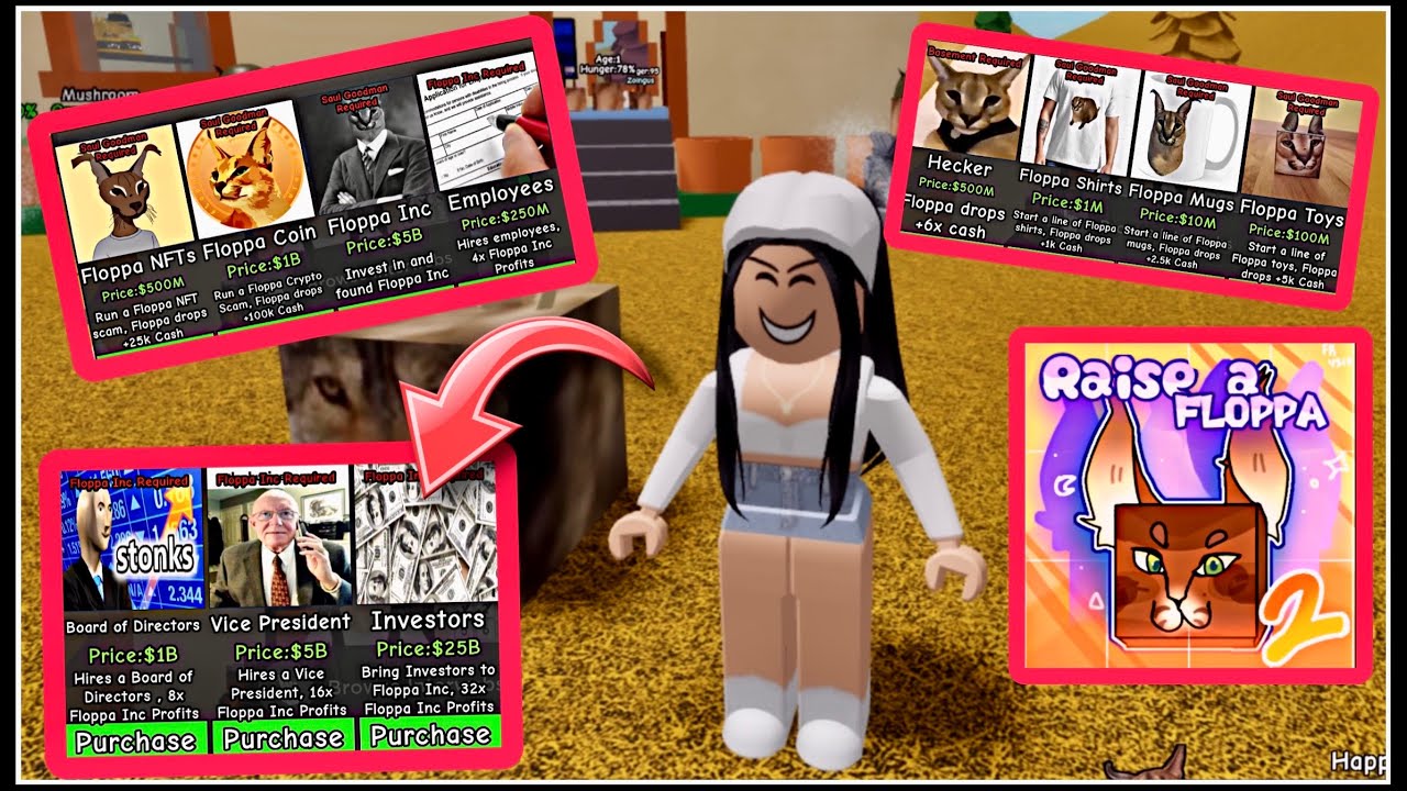 HOW TO MAKE FAST MONEY IN RAISE A FLOPPA 2 ROBLOX