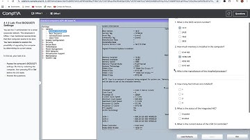 4.1.2 Lab: Find BIOS/UEFI Settings