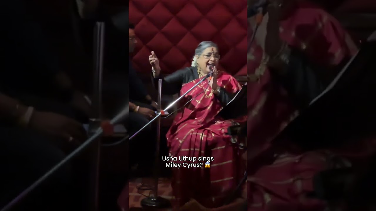 Usha Uthup Singing Mileys flowers  treat to watch  trending  viral  youtube