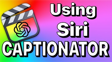 Using Siri with Captionator - Howto