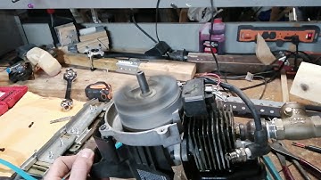 Steam /Air 2 stroke engine conversion Test