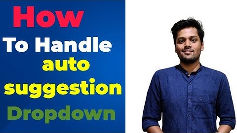 Selenium WebDriver Tutorial #02-How to handle Auto Suggestion Dropdown