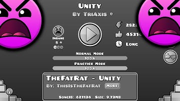 Geometry dash #2 | (INSANE) Unity by: TriAxis