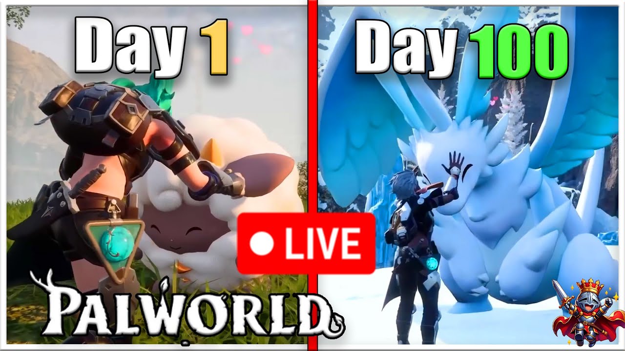 🛑 I Survived 100 Days In PALWORLD🔥 In HINDI | LIVE