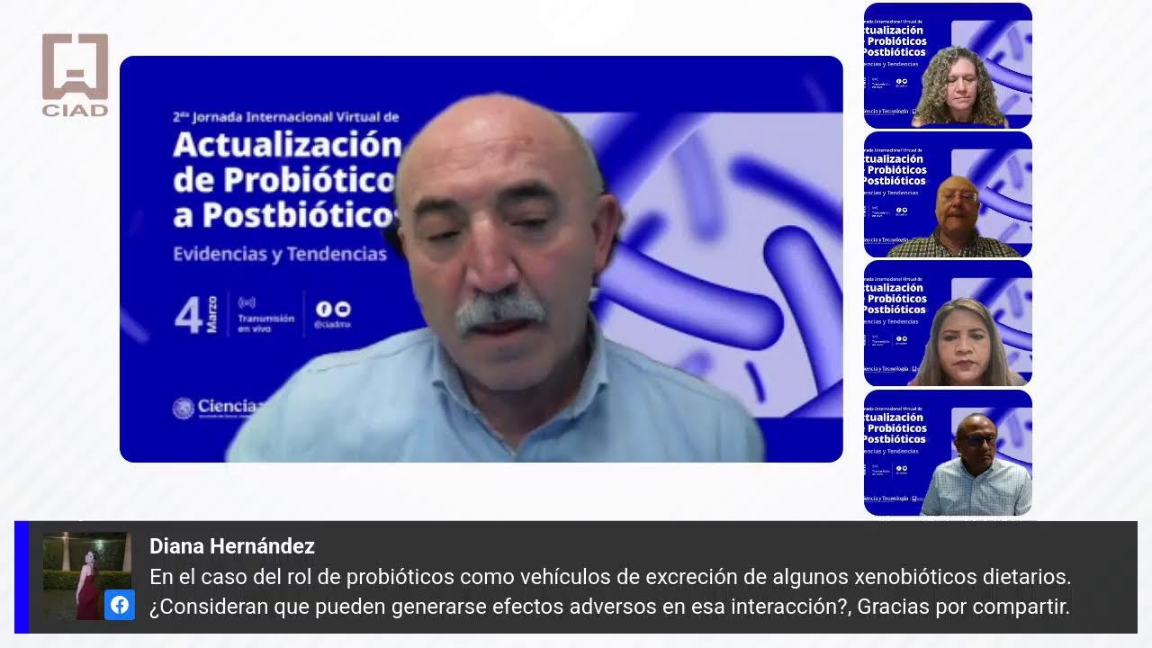 2da Jornada Internacional Virtual de Actualización de Probióticos a Postbióticos
