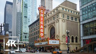 4K Walking Downtown - Chicago on a Sunday - HDR - 2024