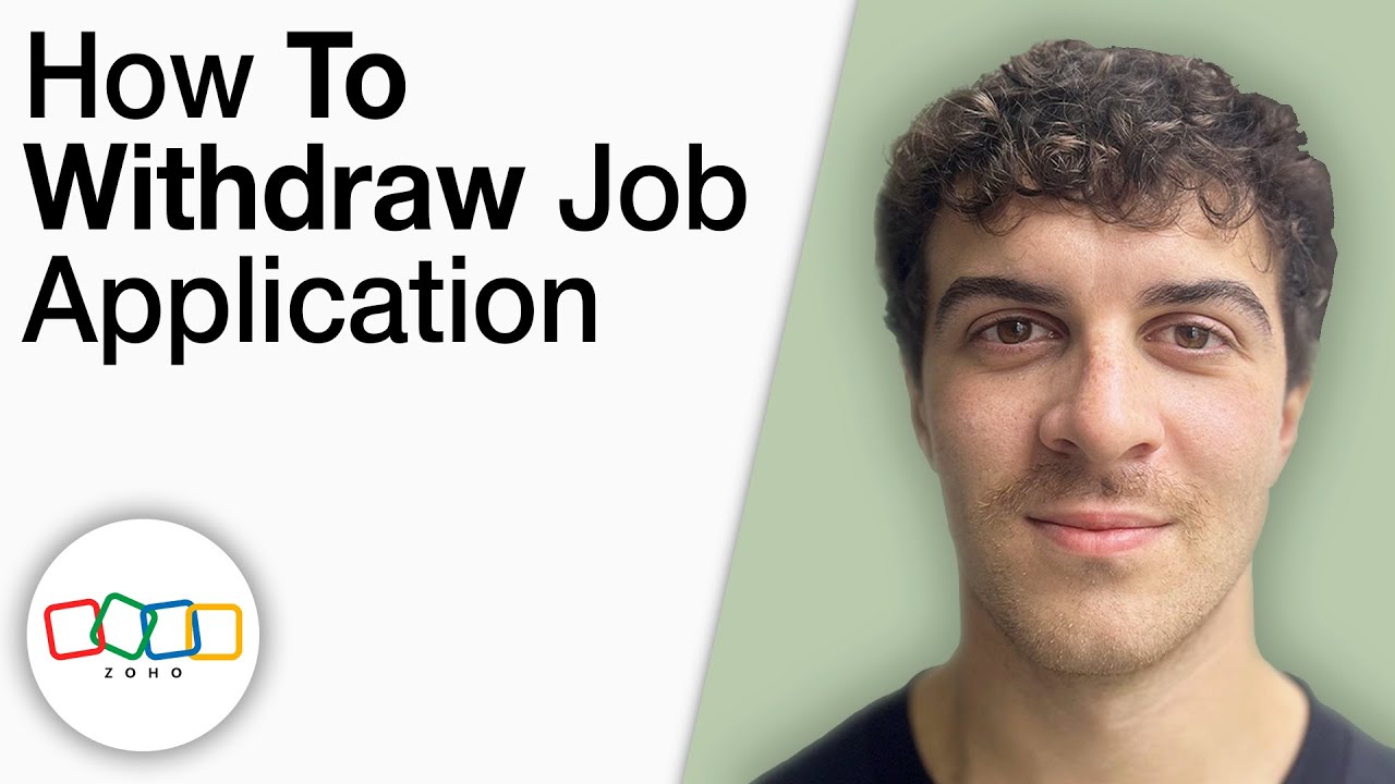 How To Withdraw Zoho Job Application [2025 Full Guide]