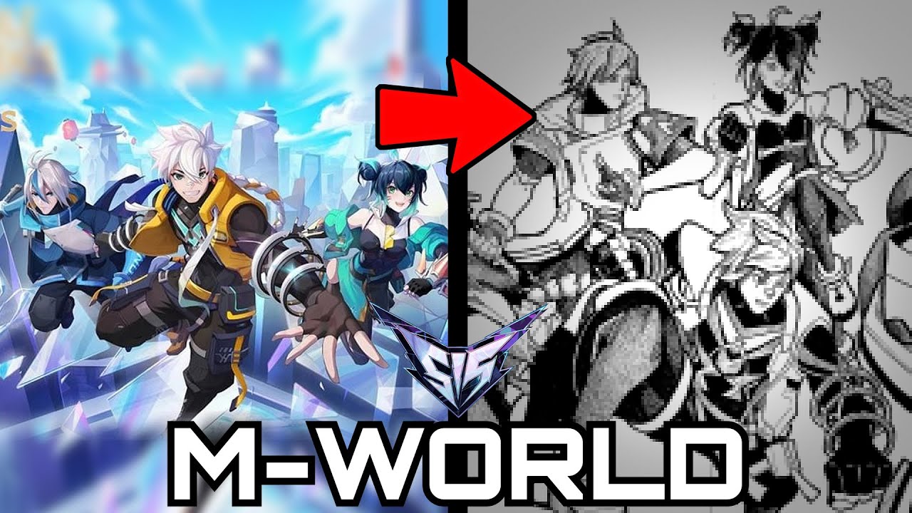 Yin, Ling, & Wanwan VS Trophy Guardian (MLBB 515 M-World) - Drawing Timelapse