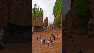 TEBING BONEKA#shorts #BayOfFundy #Canada #KeajaibanDunia