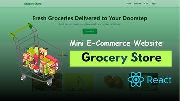 Part 2: Navbar for Desktop & Mobile | React Grocery Store Website