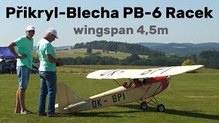 PB6 Racek | 4,5m scale RC airplane | 4K | Nesvacily 2023