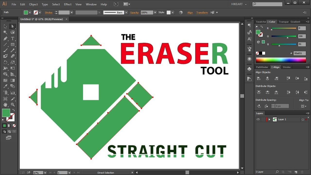 Photoshop How To Erase In A Straight Line