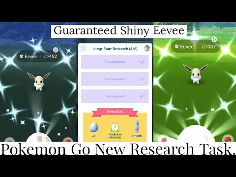 eevee research task pokemon go
