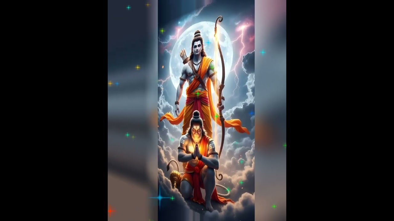 राम के रंग में रंगे हनुमान