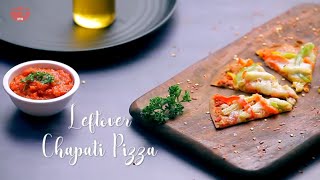 Chapati Pizza Recipe with Leftover Roti | How To Make Roti Pizza Recipe | Quick & Easy Pizza Recipe screenshot 5