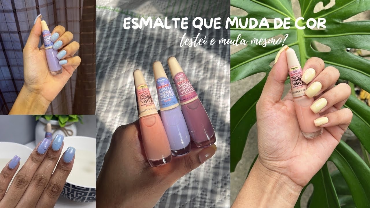 O esmalte que muda de cor funciona? Teste real!