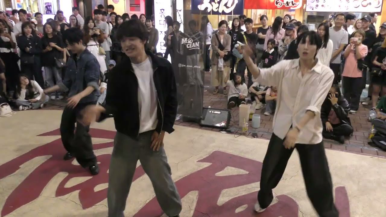 251008 Korea Kpop Dance Team mocean (모션) - BANG BANG BANG (BIG BANG) Hongdae busking