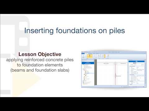 EdiLus Tutorial - How to insert a foundation structure on piles - ACCA software