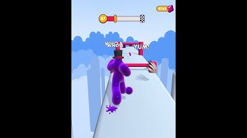 Blob Runner 3D Lv 37- Gameplay Walkthrough (iOS, Android) #Shorts