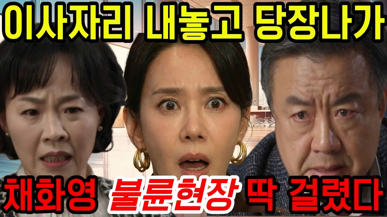 첫번째남자 채화영 이사 해고 선언 1분 전! ,오장미의 이사회 폭파 설계 딱 걸렸다!! 마회장도 알게된 채화영 불륜, #첫번째남자 #드라마 #예고 #일일극 #드라마황금예고