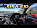 500hp s15 takes on g82 m4