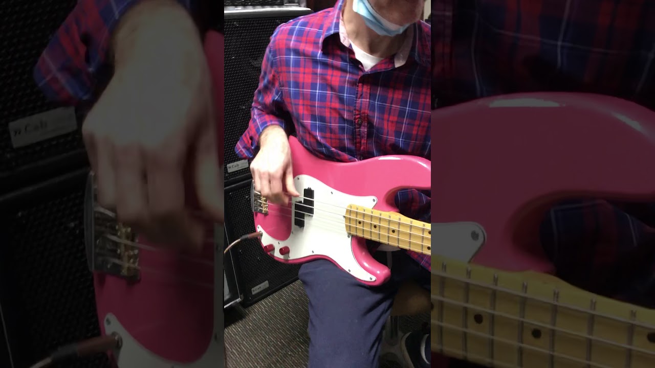 Albridge parts P bass custom made pickups || Amp Shop Bass Exchange Garo demo