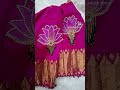 fabric painting blouse design lotus 🪷🪷🪷