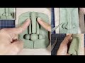 Sculpting nose in clay - human body parts modeling with few easy techniques ( for beginners )