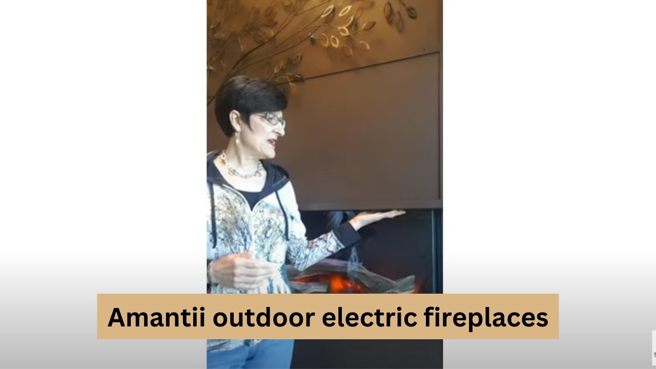Outdoor Electric Fireplaces from Amantii 