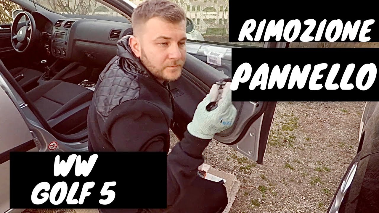 Smontaggio pannello Golf 5 (metodo veloce)!!! YouTube